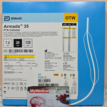 Abbott B2070-020 Armada™ 35 Percutaneous Transluminal Angioplasty (PTA) Catheter, 7.0mm x 20mm x135cm, Box of 01