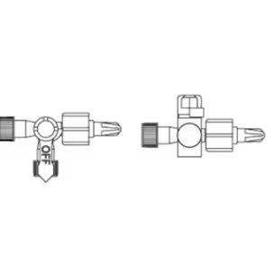 42384-11 - ICU MEDICAL INC - INTRAVENOUS STOPCOCK INTRALOCK 3 WAY, Box of 25