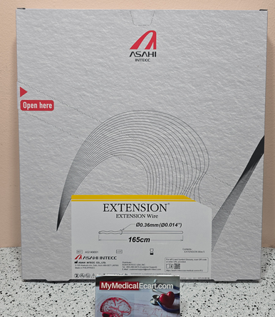 ASAHI AG149001 EXTENSION®  PTCA Guide Wire Extension 165cm, Outer Diameter 0.36 mm (0.014"). Box of 5