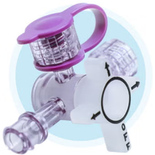 M9000-SEF - ICU MEDICAL INC - ENFit™ Lopez Valve® Closed Enteral Tube Valve, Sterile, Box of 50