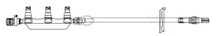AM3129 - ICU MEDICAL INC - IV EXTENSION TUBING 45IN WITH PORT LATEX FREE STERILE, Box of 25