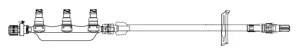 AM3129 - ICU MEDICAL INC - IV EXTENSION TUBING 45IN WITH PORT LATEX FREE STERILE, Box of 25