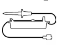 21-7349-24 - ICU MEDICAL INC - CADD® Administration Set With Bag Spike, Flow Stop, 0.2-Micron Air-Eliminating Filter, Clamp, and One-Way Checkvalve With Male Luer, Box of 12