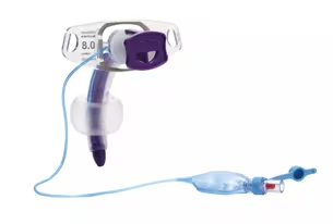 101/815/085 - ICU MEDICAL INC  - BLUselect® Cuffed Tracheostomy Tube with Wedge, Size 8.5mm, Box of 1