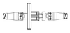 CH-34 - ICU MEDICAL INC - DOUBLE MICROCLAVE SYRINGE TRANSFER SET W STOCK ONLY 50EA/CS, Box of 50