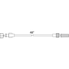 MX048 - ICU MEDICAL INC - MEDEX IV EXTENSION TUBING 49IN WITH STOPCOCK MALE LUER LOCK LATEX FREE DEHP-FREE, Box of 50 MX048 - ICU MEDICAL INC - MEDEX IV EXTENSION TUBING 49IN WITH STOPCOCK MALE LUER LOCK LATEX FREE DEHP-FREE, Box of 50