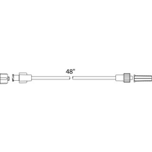 MX048 - ICU MEDICAL INC - MEDEX IV EXTENSION TUBING 49IN WITH STOPCOCK MALE LUER LOCK LATEX FREE DEHP-FREE, Box of 50
