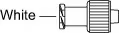 MX491 - ICU MEDICAL INC - CAP LUER LOCK MALE FEMALE PORT WHITE DUAL FUNCTION 100EA/CS, Box of 100