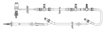 SC125 - ICU MEDICAL INC - 120 10 Drop Primary Set w 2 BCV-CLAVE, 25EA/CS, Box of 25