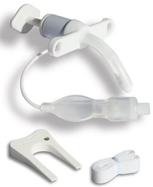 67SP055 - ICU MEDICAL INC - TRACHEOSTOMY TUBE BIVONA SILICONE CUFFED ID 5.5MM 46MM, Box of 1