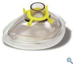 15070 - ICU MEDICAL INC - ANESTHESIA MASK PORTEX SIZE 3 CHILD HOOK RING/INFLATION VALVE, Box of 50