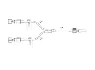 MX612H - ICU MEDICAL INC - MEDEX IV EXTENSION TUBING 4IN MICROBORE MALE LUER LOCK LATEX FREE DEHP-FREE, Box of 50