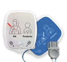 C100AC-PHYSIO - NISSHA CO LTD, HeartSync Physio Radiotransparent Defibrillator Electrodes, Adult/Child, Box of 10