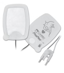 2001Z - CONMED CORP - PadPro® Defib Electrode Adult, Radiotransparent, Zoll® Connector, Box of 10