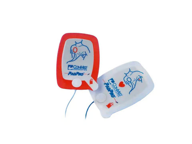2516M-PC - CONMED CORP - PadPro® Defib Electrode Adult, Radiotranslucent Pads with Pre-Connect Packaging, Medtronic Connector, Box of 10
