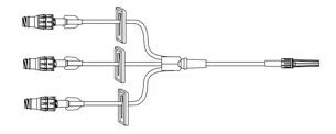 MC33409 - ICU MEDICAL INC - TRIFUSE IV EXTENSION TUBING 5IN MICROBORE, Box of 50