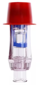 CH2000S-C - ICU MEDICAL INC - Spiros® IV Connector, Closed Male Luer, Red Cap, Box of 50