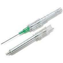 3050 - ICU MEDICAL INC - Protectiv® Safety IV Catheter, Straight Hub, FEP Polymer, Radiopaque, Blue, 22GA x 1IN, 50 Per Box,