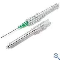 3056 - ICU MEDICAL INC - Protectiv® Safety IV Catheter, Straight Hub, FEP Polymer, Radiopaque, Pink, 20GA x 1.25IN, Box of 50