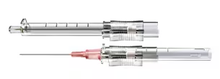 3057 - ICU MEDICAL INC - Protectiv® Safety IV Catheter, Straight Hub, FEP Polymer, Radiopaque, Pink, 20GA x 1IN, Box of 50