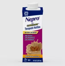 64798 - ABBOTT LABORATORIES INC - Nepro® with Carbsteady® Therapeutic Nutrition Shake for People on Dialysis, Butter Pecan, 8oz, 24 Count, Box of 24