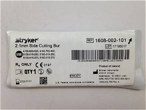 1608-002-101 - STRYKER CORP - Stryker 2.1MM Shannon-Style Side Cutting Bur, Box of 1