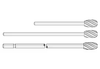 ZB-128 - MICROAIRE SURGICAL INSTRUMENTS LLC - SURGICAL BURR ROUND CARBIDE MEDIUM 4MM 48.3MM FLUTESX8 STERILE, Box of 1 ZB-128 - MICROAIRE SURGICAL INSTRUMENTS LLC - SURGICAL BURR ROUND CARBIDE MEDIUM 4MM 48.3MM FLUTESX8 STERILE, Box of 1