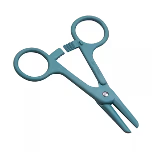 31140315 - Cardinal Health™ Devon™ Surgical Clamp for Tube Occluding, Bulk, Plastic, Non-Sterile, Teal, 4.5IN, Box of 50