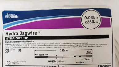 M00556041 - Boston Scientific - Hydra Jagwire Straight Tip .035/450cm - box of 2
