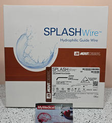 Medical MSWSTFA35260EX SplashWire™ Hydrophilic Steerable Guide Wire 0.035" STIFF ANGLED, 0.035” (0.89 mm) X 260cm, 3.0mm Angled Tip, Stiff exchange, Box of 05