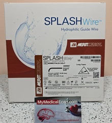 Medical MSWSTFA35150LT SPLASHwire™ Hydrophilic Steerable Guide Wire 0.035" LONG-TAPER, STIFF, 0.035” (0.89 mm) X 150cm, 5.0mm Angled Tip, Long Taper, Box of 05