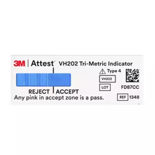 1348 - SOLVENTUM CORP - 3M™ Attest™ Vaporized Hydrogen Peroxide Tri-Metric Chemical Indicator, 1348, 250 each/pouch, 4 pouches/case, Box of 250
