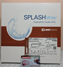 Medical MSWSTFA35260LT SPLASHwire™ Hydrophilic Steerable Guide Wire 0.035" LONG-TAPER, STIFF, 0.035” (0.89 mm) X 260cm, 5.0mm Angled Tip, Long Taper, Box of 05