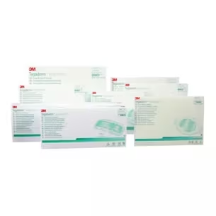 90815 - SOLVENTUM CORP - 3M™ Tegaderm™ Absorbent Clear Acrylic Dressing, 90815, Rectangle, 3-1/2 in x 10 in (9 cm x 25 cm), 30/CAR, Box of 30