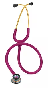 2157 - SOLVENTUM CORP - 3M™ Littmann® Classic II Infant Stethoscope, Rainbow-finish Chestpiece, Raspberry Tube, 28 inch, 2157, Box of 1
