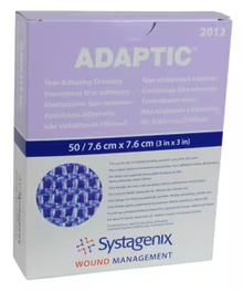 2012 - SOLVENTUM CORP - 3M™ Adaptic™ Non-Adhering Dressing, 3 X 3IN, 50 Eaches/CT, Box of 12 CT
