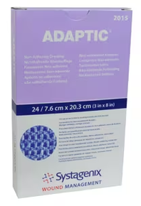 2015 - SOLVENTUM CORP - 3M™ Adaptic™ Non-Adhering Dressing, 3 X 8IN, 24 Eaches/CT, Box of 144