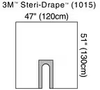 1015 - SOLVENTUM CORP - 3M™ Steri-Drape™ U-Drape, 1015, 120 cm x 130 cm (47 in x 51 in), 10/Carton, 4 Cartons/Case, Box of 40