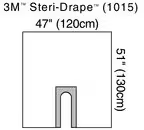 1015 - SOLVENTUM CORP - 3M™ Steri-Drape™ U-Drape, 1015, 120 cm x 130 cm (47 in x 51 in), 10/Carton, 4 Cartons/Case, Box of 40
