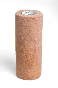 1586 - SOLVENTUM CORP - 3M™ Coban™ Self-Adherent Wrap, Tan, 6IN x 5YD (12RL/CS), Box of 12 Rolls