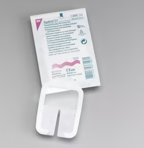 1633 - SOLVENTUM CORP - 3M™ Tegaderm™ Transparent Film Dressings with Border 1633, 100 BG/CT 4 CT/CS, Box of 100