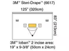 6617 - SOLVENTUM CORP - 3M™ Steri-Drape™ Large Isolation Drape with Ioban™ 2 Incise Film and Pouch, 6617, 320 cm x 213 cm, 5/Carton, 2/Case, Box of 5 6617 - SOLVENTUM CORP - 3M™ Steri-Drape™ Large Isolation Drape with Ioban™ 2 Incise Film and Pouch, 6617, 320 cm x 213 cm, 5/Carton, 2/Case, Box of 5