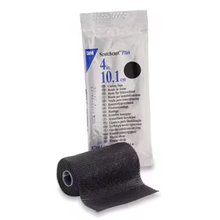 82004A - SOLVENTUM CORP - 3M™ Scotchcast™ Plus Casting Tape 82004A, Black, 4IN x 4YD, Box of 10 Rolls