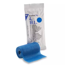 82004B - SOLVENTUM CORP - 3M™ Scotchcast™ Plus Casting Tape 82004B, Blue, 4IN x 4YD, Box of 10 Rolls