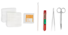 04-0100 - Cardinal Health™ 9 Piece Basic Debridement Tray, Box of 20