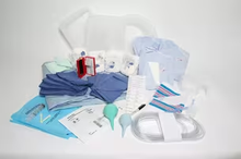 HT99WHCS5A - Cardinal Health™ C-Section Pack with Poly Gown, Box of 2