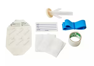 01-9001C - Cardinal Health™ IV Start Kit including ChloraPrep® CHG 1ML, Cardinal Health™ TD-24 Transparent Dressing and Blue Tourniquet, Box of 100