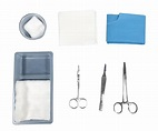HT05-6400 - Cardinal Health™ Standard 33 Piece Laceration Tray with Needle Holder and Serrated Forceps, Box of 20