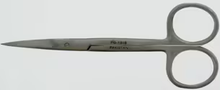 SSI-0038 - Cardinal Health™ Iris Scissors, Sharp/Sharp, Curved, 4.5IN, Premium Grade, Box of 50