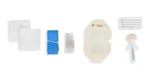 01-98001A - Cardinal Health™ IV Start Kit including ChloraPrep® CHG 1ML, Tegaderm™ 1614 Transparent Dressing with Frame and Blue Tourniquet, Box of 100
